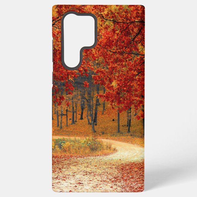 Coque Samsung Galaxy l'automne dans la forêt (Verso)