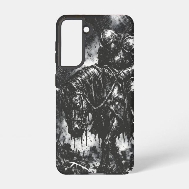Coque Samsung Galaxy Le Chevalier Déchu par BurnsInHell (Verso)