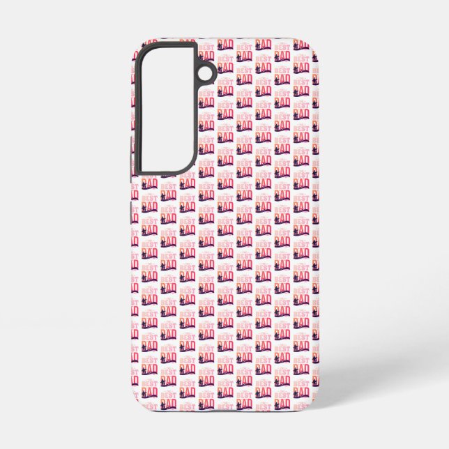 Coque Samsung Galaxy Le Meilleur Papa du Monde (Verso)