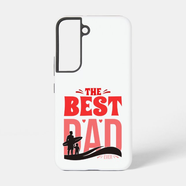 Coque Samsung Galaxy Le Meilleur Papa du Monde (Verso)