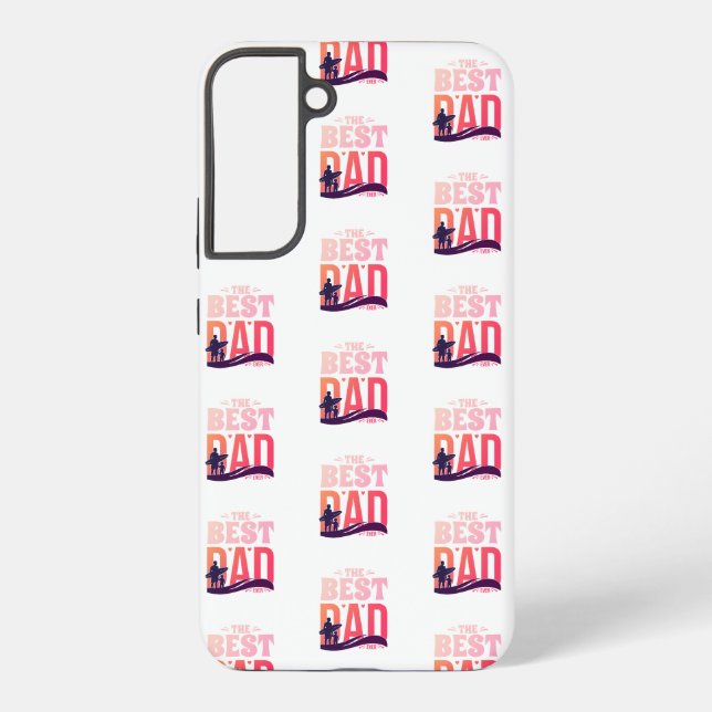 Coque Samsung Galaxy Le Meilleur Papa du Monde (Verso)
