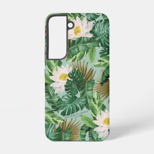 Coque Samsung Galaxy Le motif de la canopée tropicale de The White Lotu