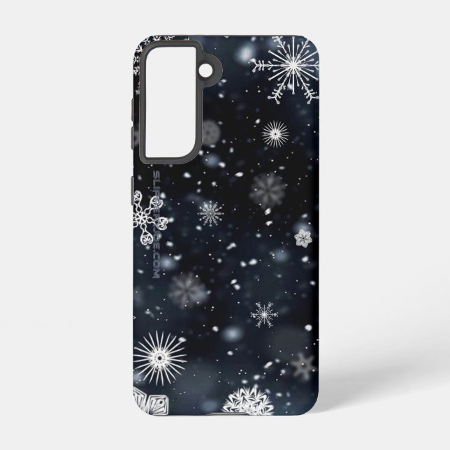 Coque Samsung Galaxy Le Noël de SlipperyJoe, hiver magique paisible à (Verso)