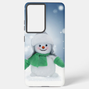 Coque Samsung Galaxy Le personnage de bonhomme de neige de Noël adorabl