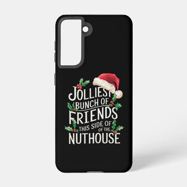 Coque Samsung Galaxy Le Plus Joly Groupe D'Amis Les Noël Correspondant  (Verso)