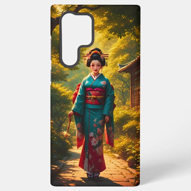 Coque Samsung Galaxy Le rayonnement d'un Kimono (Verso)
