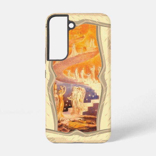 Coque Samsung Galaxy Le rêve de Jacob par William Blake  (Verso)
