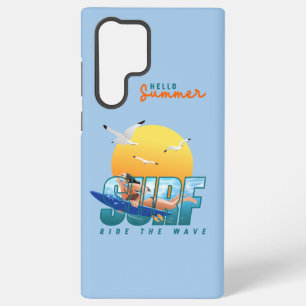 Coque Samsung Galaxy Le surfeur chevauche la vague (F)