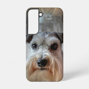 Coque Samsung Galaxy Le visage de Schnauzer Dog