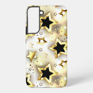 Coque Samsung Galaxy Légère sans couture avec des étoiles dorées