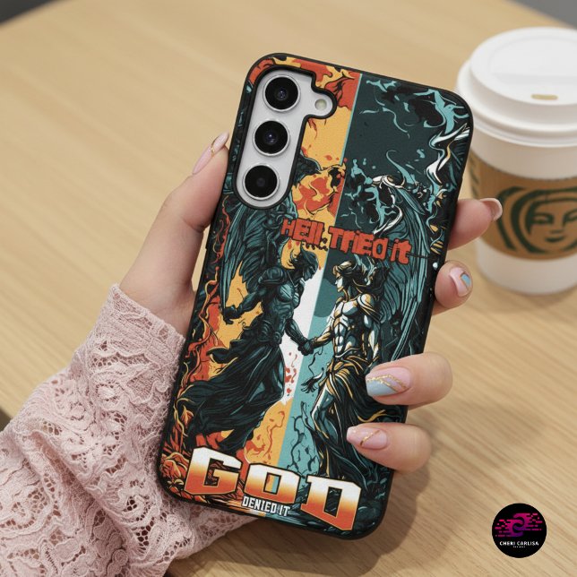 Coque Samsung Galaxy L'Enfer A Essayé Dieu L'A Refusé La Foi Chrétienne (Pressure called. Faith answered.)