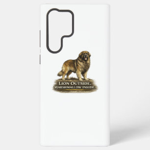 Coque Samsung Galaxy Leonberger – Lion à l'extérieur et marshmallow à l