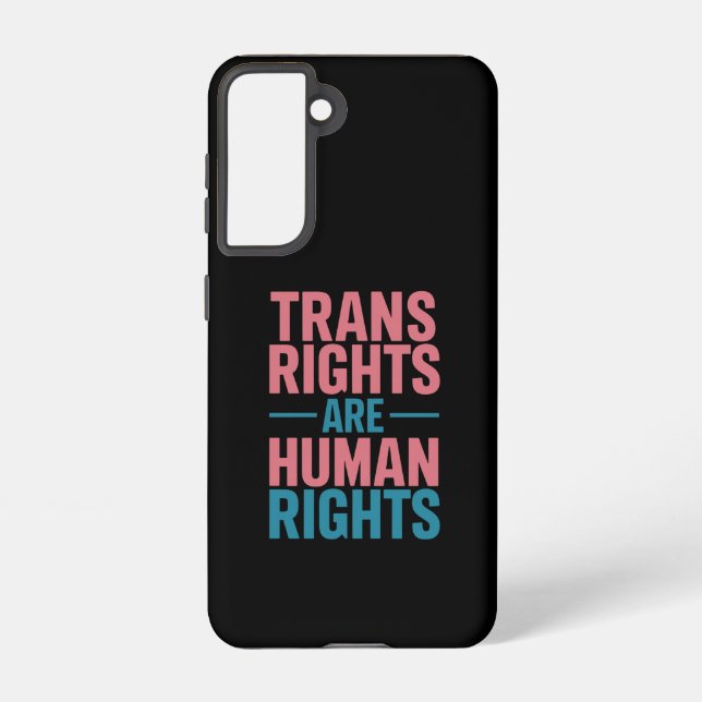 Coque Samsung Galaxy Les droits transgenres sont une fierté transgenre  (Verso)