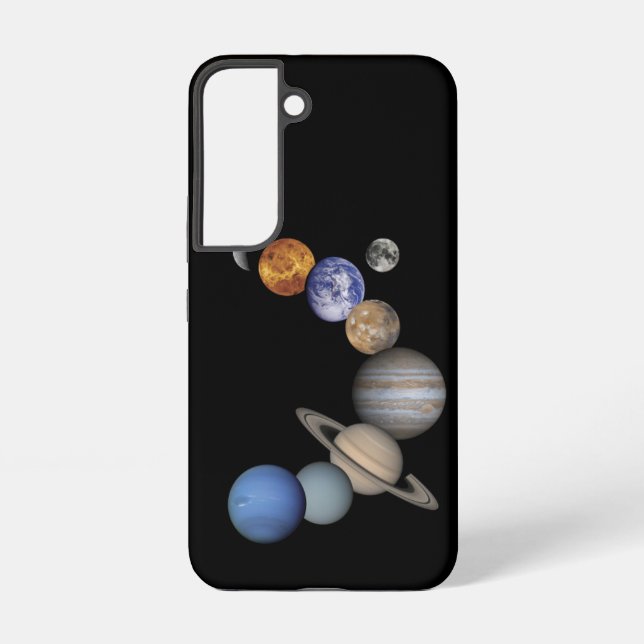 Coque Samsung Galaxy Les planètes de notre système solaire (Verso)
