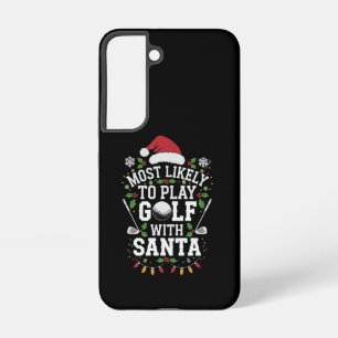 Coque Samsung Galaxy Les Plus Probables De Jouer Au Golf Avec Père Noël