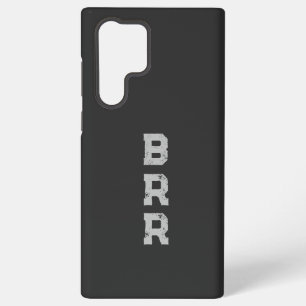 Coque Samsung Galaxy Lettres grises du logo BRR
