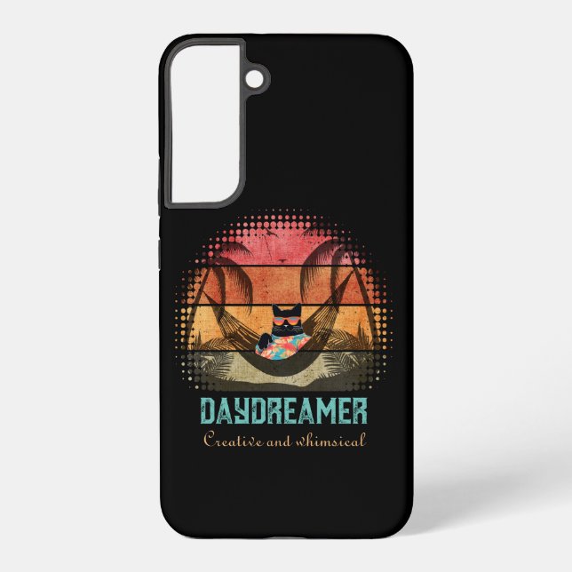 Coque Samsung Galaxy L'évasion tropicale du Chat Cool (Verso)