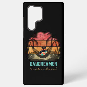 Coque Samsung Galaxy L'évasion tropicale du chat cool rêveur