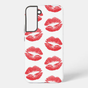 Coque Samsung Galaxy Lèvres Rouges, Motif De Lèvres, Rouge à Lèvres