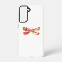 libellule de fleurs avec sakura de bijoux
