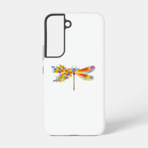 Coque Samsung Galaxy Libellule Fleur Jaune