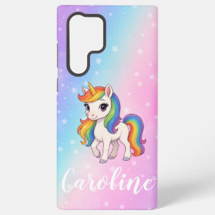 Coque Samsung Galaxy Licorne magique colorée