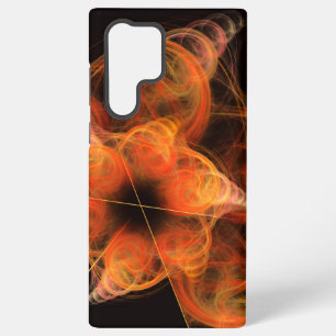 Coque Samsung Galaxy Lightworks Art Abstrait Fractal d'Énergie Ardente