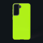 Coque Samsung Galaxy Lime vert couleur solide<br><div class="desc">Lime Green Solid Color Samsung Galaxy S21 Coque</div>