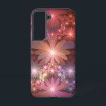 Coque Samsung Galaxy Lit De Fleurs Coloré brillant Abstrait Fractage Ar<br><div class="desc">Un lit de fleurs d'imaginaire brillantes,  des oeuvres d'art florales lumineuses uniques. Conception pour votre coque Samsung Galaxy S22 et plus.</div>
