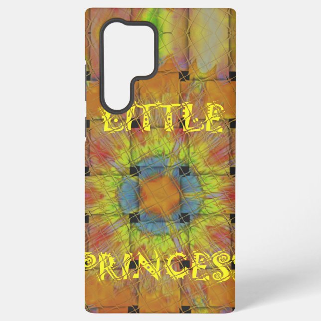 Coque Samsung Galaxy Little Princess Belles couleurs Design (Verso)