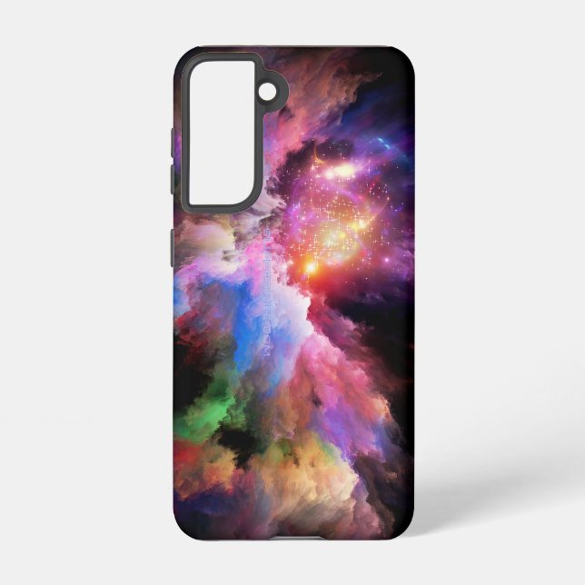 Coque Samsung Galaxy L'oeuvre Cloud de SlipperyJoe abstraite surre vibr (Verso)
