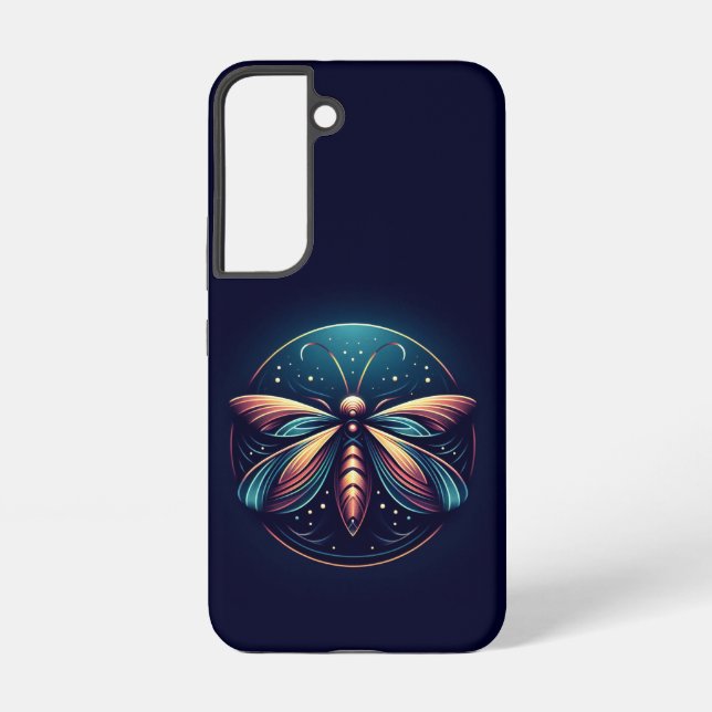 Coque Samsung Galaxy Logo de la luciole amusante éclair (Verso)