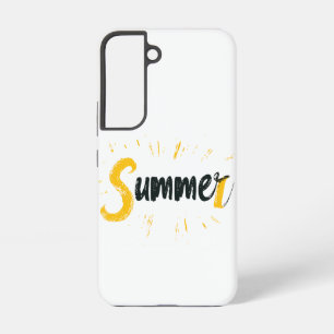 Coque Samsung Galaxy Logo d'été - Conception de texte d'été