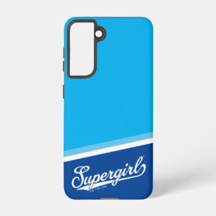 Coque Samsung Galaxy Logo du nom étoilé Supergirl Baseball