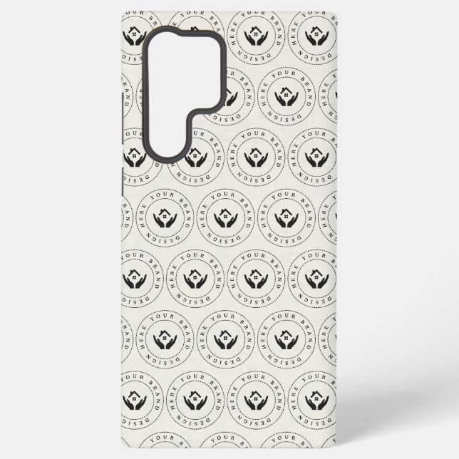 Coque Samsung Galaxy Logo et texte modifiables de styliste moderne (Verso)