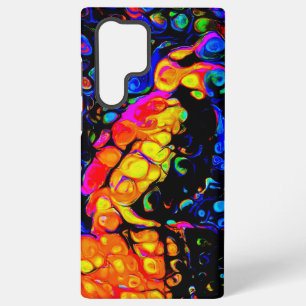 Coque Samsung Galaxy L'Oiseau Solitaire 4 : Style Art Liquide