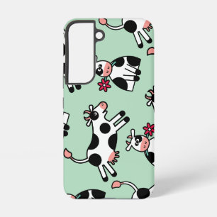 Coque Samsung Galaxy Lolailo 22 Fleur de Pouvoir Vache
