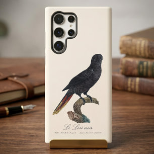 Coque Samsung Galaxy Lori noir ou Lori à bec rouge, Chalcopsitta atra