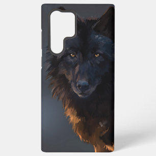 Coque Samsung Galaxy Loup noir