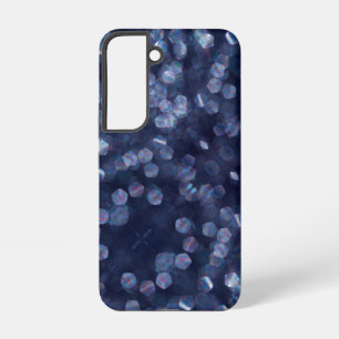 Coque Samsung Galaxy Lumières Bokeh Blue Sparkle