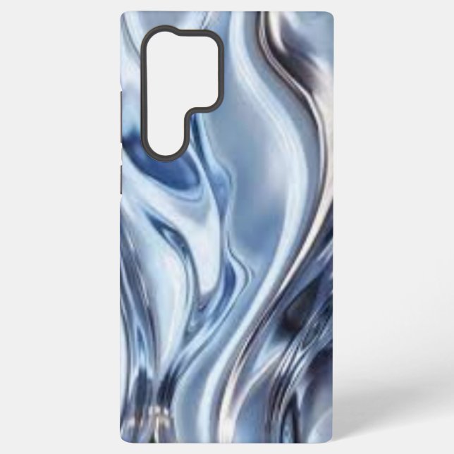 Coque Samsung Galaxy Luxueux Argent  (Verso)