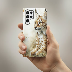 Coque Samsung Galaxy Lynx de la forêt sauvage Nature