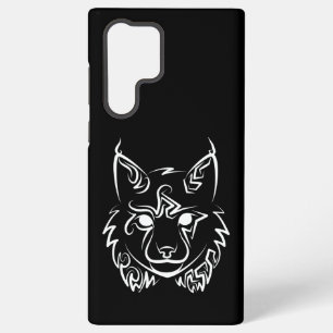 Coque Samsung Galaxy Lynx tribal noir et blanc