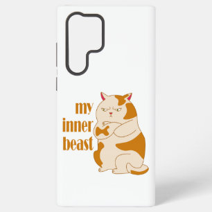 Coque Samsung Galaxy Ma bête intérieure fainéante citation de motivatio