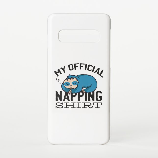 Coque Samsung Galaxy Ma chemise de sieste officielle - Lazy sombrer Slo (Dos)