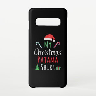 Coque Samsung Galaxy S10 Ma chemise en pyjama de Noël