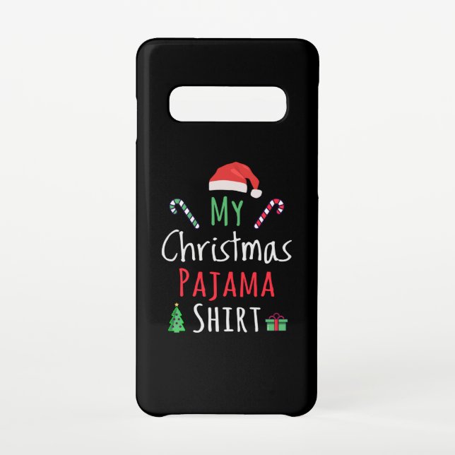 Coque Samsung Galaxy Ma chemise en pyjama de Noël (Dos)