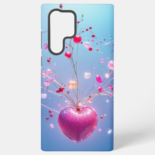 Coque Samsung Galaxy Magical Heart - Sparkling Love Tree Phone Case (Verso)