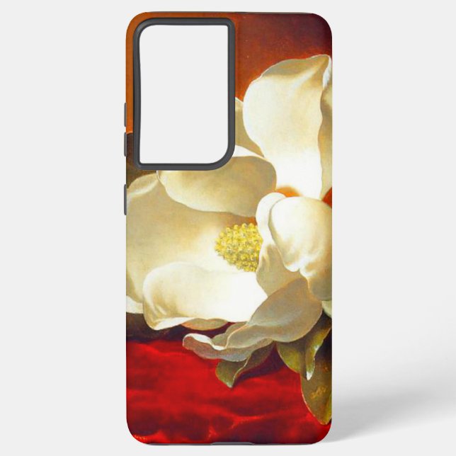 Coque Samsung Galaxy Magnolia sur Red Velvet Martin Johnson Heade (Verso)