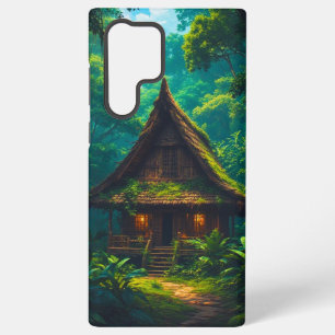 Coque Samsung Galaxy Maison Silencieuse dans la Forêt Tropicale